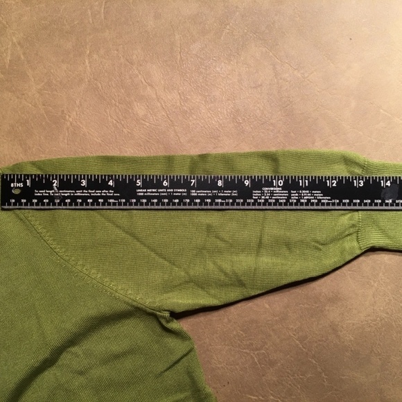 INC INTERNATIONAL CONCEPTS Beaded SPRING SUMMER Cardigan, GREEN, Size M - Picture 5 of 8